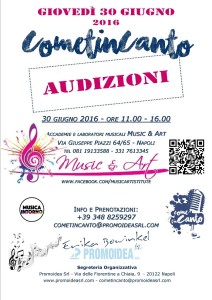 CometinCanto - Audizioni 30 giugno 20161_musicaintorno