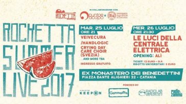 ROCKETTA SUMMER LIVE 2017, AL VIA IL FESTIVAL DELLA MUSICA INDIPENDENTE!